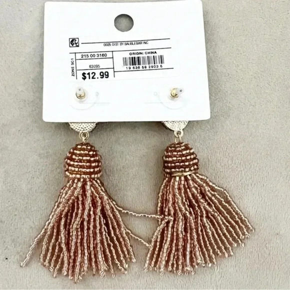 NWT Sugarfix by Baublebar Gold Beaded Drop Earrings 11 - Picture 2 of 2